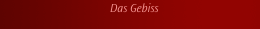 Das Gebiss